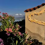 샬레 Panoramic Sea View Cosy Sicilian House With Garden