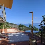 Panoramic Sea View Cosy Sicilian House With Garden 샬레