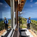 샬레 Panoramic Sea View Cosy Sicilian House With Garden