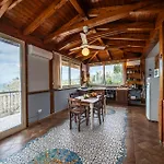 샬레 Panoramic Sea View Cosy Sicilian House With Garden